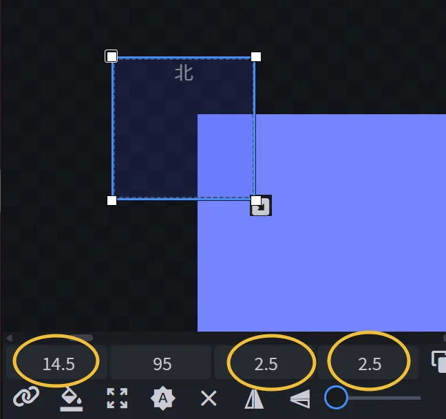 UV 坐标与尺寸不符合 UV 单位整数倍的示例